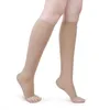 Çorap Çorap 1 Çift Açık Ayak Parmağı KN Yüksek Destek Envanter Varis Dolaşım Sıkıştırma Çorapları Y240504