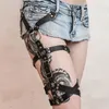 Belts Women Fashion Leather Steampunk Side Belt Stud Decor Harness Garter Belt-Travel Beach For Clothing Accessories