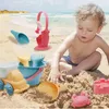 Strandspeelgoed voor kinderen geschenken 5-17 % Baby Beach Game Toys Children Sandbox Set Kit Summer Toys for Beach Play Sand Water Play Cart 240430