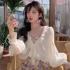Tricots pour femmes cardigan tout-correspondant coréen femmes quotidiennes d'été à l'épreuve du soleil étanché