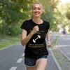 Frauenpolos Bauchmuskeln sind kein Zeichen für Power T-Shirt übergroß