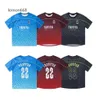 Herren T-Shirts Trapstar Mesh Football Jersey Blue Black Red Men Sportswear T-Shirt Designer Modekleidung 5554343634