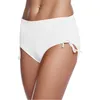 Dames zwemkleding vrouwen hoge taille bikini bodems zijkant trekstring conservatief zwemmen short short voor fijne vrouw midden taille zomerbodem