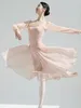 Sahne Giyim Yetişkin Şifon Dantel Yukarı Bale Dans Etek Balerin Uygulama Diz Uzunluk Sargısı Tutu Dans Kıyısı Kadın Etekleri Elastik Net Toptan