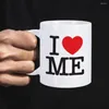Mugs Coffee Ceramic Tea Cup I Love Me Creative Leuk gepersonaliseerde geschenken Uniek ontwerp Melk servies Coffeeware Home Office