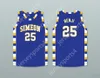 Custom Nay Mens Youth/Kids Ben „Benji” Wilson 25 Simeon Career Academy Wolverines Royal Blue Basketball Jersey Top Sched S-6xl