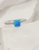 Anelli a grappolo 2024 Anello femminile micro intarsiato a forma di uovo di moda con gioielli a mano di alto senso ornamento 925 sterling argento