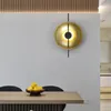 Lâmpada de parede Modern Golden Black Led Led Nórdico Sala de Linha de Bedia Solas Solces Restaurante Cafe Bar Fixamento