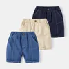 Shorts Boys' Casual Pants Wholesale Children's Fifth Baby Solid Color Slim-Fit Summer Delivery