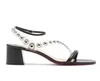 Zomer hoogwaardige sandalen spikten des low hakken voor vrouwen Fashion Classic Open Tenes Knopen Pumps Sandal4845174