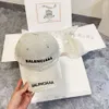 Balanciga Runner Designer Bouncer Balencigaa Hat Head Casquette oundviklig solljus koreansk version Sun Protection New Paris Baseball Cap Letter Hat Cap