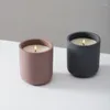 Candle Holders 10oz Jar Ceramics Cup Without Lid Matte Small Ornament 8x8x9cm 325ml Vessel Home Decor