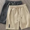 Pantaloni sessuali invisibili a cavallo aperto pantaloncini per cialda da uomo estate pesanti pantaloni della tuta per uso elastico sport casual corto con tasche 240418