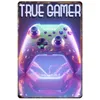 METAL PITTURA NEON GAMER GAMER GAMER POSTER METALE SIGNAGGIO DI PITTURA VINTAGE MURALE MURALE CHIE DELLA CAMERA PANNELLA DELL'ARTE DELLA SCAGLIE DELLA SCAGLIE T240505