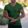 Camisetas masculinas 2023 Nova camiseta sik seda homens verão curto slve compressão camiseta malha tops t roupas de moda masculina camisetas t-shirts t240505