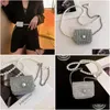 Altri accessori di moda Bling Rhinestones Cintura a catena perle Mini sacchetti per donne di qualità Long Borse Long Borse Diamond Shoder Messenge DHNXK