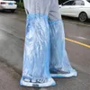 5 parami wodoodporne buty przeciwdeszczowe obejmują grube plastikowe jednorazowe materiał przeciwprzepustowy materiał PE 240419