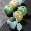 Aufbewahrung Flaschen Keramik Tee Kanister Elegante Kaffee Zucker Pots Gläser traditioneller Caddy für Küche