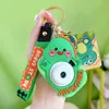 Creative äkta söt tecknad anime barn leksaker nyckelkedja par delikat väska galgar projektion kamera nyckelring