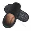 Pantoufles d'hiver pantoufle femme homme moelleux ballon de baseball chaud sur les chaussures de la maison en herbe