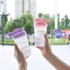 Carina bottiglia d'acqua per ragazza bevanda a prova di perdite sport bottiglie proteiche shaker miscelazione tazza portatile bevande y240422