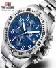 Tevise Luxury Brand Men Automatic Mechanical Watch Mens en acier inoxydable Squelette étanche-bracelet Relogo Masculino Box9445775
