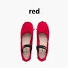 Lüks Yay İpek Yuvarlak Toe Bale Düz Ayakkabı Kayış Tekne Tasarımcı Ayakkabı Alt Mary Jane Rahat Retro Elastik Bant Sığ Ağız Tek Ayakkabı