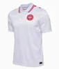 2024 25 Danmark Soccer Jerseys Eriksen Home Red Away White 24 25 Hojbjerg Christensen Skov Olsen Braithwaite Dolberg Football Shirts Top Uniforms