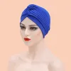 Женские мусульманские капюшоны Pure Color New Lady Headsparf Шляпы Женская сшивая лоб кросс национальные кепки девушки индийские шляпы