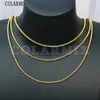 Ketten 12 Stücke Großhandel Trendy Women Schmuck Halskette vergoldete Metallkette Pullover Klassische Partygeschenk 52981