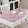 Stoelbedekkingen Waterdicht en oliebestendig wassen Plastic PVC -tafel Matte tafelkleed gouden kristalplaat