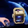 Double Arc Gyro Double-Sided Color Light Electronic Pulse Lighter
