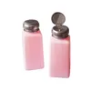 Storage Bottles Nail Polish Bottle 200ML Empty Pump For Storing Liquid Manicure Makeup Remover (Pink)