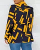Damespakken mode gedrukt langdurige casual klein pak 2024 -Selling Stripe Color Matching