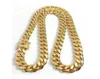 15 мм 18 quot30 quot из нержавеющей стали ювелирные изделия 18k золота с высоким полированным кубинским ожерельем в Майами.
