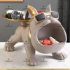 Objets décoratifs Figurines French Bulldog Table décorative Plateau en métal Résine Digne ACCESSOIRES ACCESSOIRES ANIMAL DOG SALLE SALLE T240506