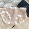 Frauenhöhe Lieferung 5pc Frauen weibliche Briefs viskose Unterwäsche solide schöne junge Mädchen Kleidung Fashion Middle Taille Underpants