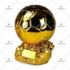 Декоративные предметы фигурки Golden Ballon Football Отличный конкурс наград игрок награда настраиваемое настраиваемое подарки для детского взрослого