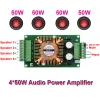 Amplificatore 4.0 CH 4*50W Amplificatore ad alta potenza TDA7388 Audio automobilistico 10W ~ 100W HIFI Auto Stereo Home Theater Digital Digital Hifi AMP HIFI