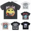 Hell Star Designer Kurzhirt Herren Plus Tees Rapper Wash grau schweres Handwerk Unisex Kurzarm T -Shirts Tops High Street Shirt Cortezs Hemd Hip Hop Kleidung 790