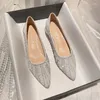 Casual Shoes Luxus Perlen Perlen -High Heels für Frau