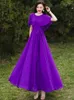 Abiti per feste donne Summer Purple Chiffon Dress Fashi