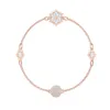 Sans cou pour la femme Swarovskis Bijoux Matching Edition Belle Bracelet de boucle magnétique invisible Bracelet pour femmes Snowflake Bracelet