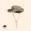 Designer Cappelli da pescatore di pescatori di lussuoso Fashirman per donna Cappello a secchio largo brim western cowboy in stile estate da sole viscere cappello da spiaggia per la spiaggia di viaggio traspirante all'aperto