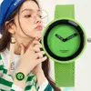 Montre-bracelets Fashion Women's Watchs Les dames en cuir regardent des femmes jeunes filles simples relogie féminino