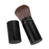 Makeup Borstes Blusher Blush Brush med Cover Compact Beauty Tool Portable Blending Loose Travel