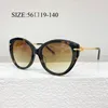 Sunglasses CAT EYE Shaped Fashion Women's Acetate Alloy High Qulity Designer Arrivals Solar Shades EyewareUV400