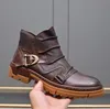 Designer Boot Luxury sneaker Men Men Topkwaliteit Echt lederen vintage Martin-laarzen Casual kledingschoenen