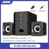 Draagbare luidsprekers Sada D-202 3-in-1 Home Speaker 3,5 mm bedrade pc-luidspreker USB Power Speaker geschikt voor desktops Laptops smartphones J240505