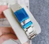 Popüler Lüks Erkekler Kronç Saatleri Japonya Kuvars Hareket Saati Katı İnce Paslanmaz Çelik Scratch Safir Lens Büyük Boyut Zamanlama Toptan Erkek Hediyeler Holwatch